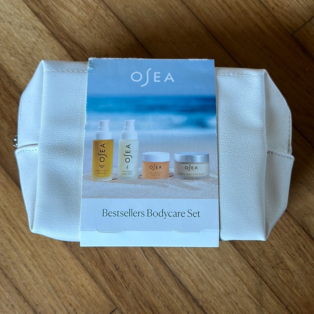 NWT OSEA 4 piece body set includes body Oil, Body Balm, Body Scrub, Body Butter